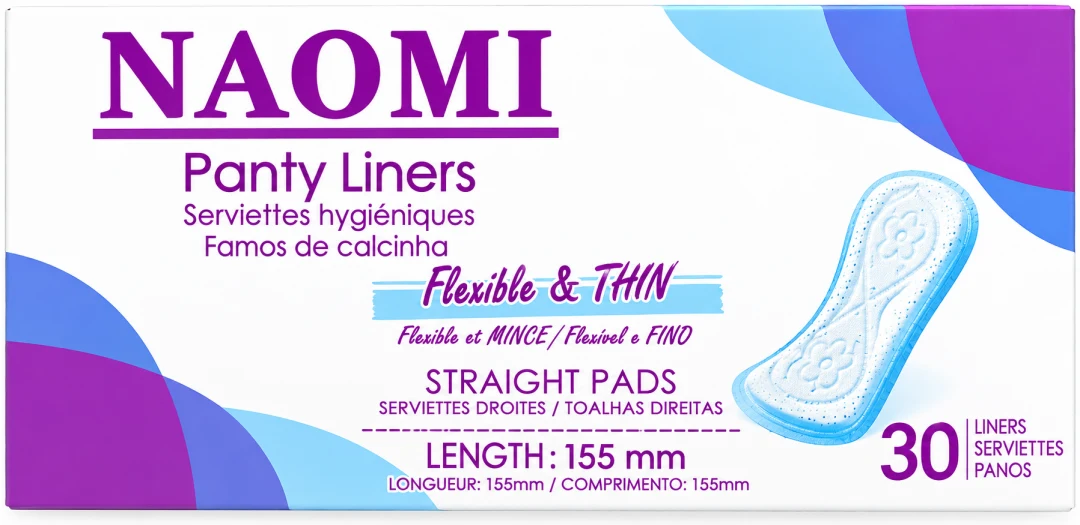 Serviettes Hygiéniques Naomie 155mm